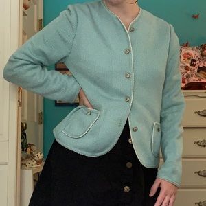 Vintage Mint Green Jacket